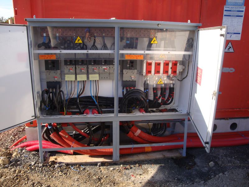 Electricité provisoire de chantiers
